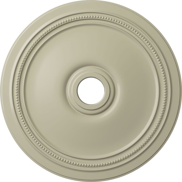 Ekena Millwork Diane Ceiling Medallion (Fits Canopies up to 6 1/4"), 24"OD x 3 5/8"ID x 1 1/4"P, Clear Yellow CM24DICYF - main